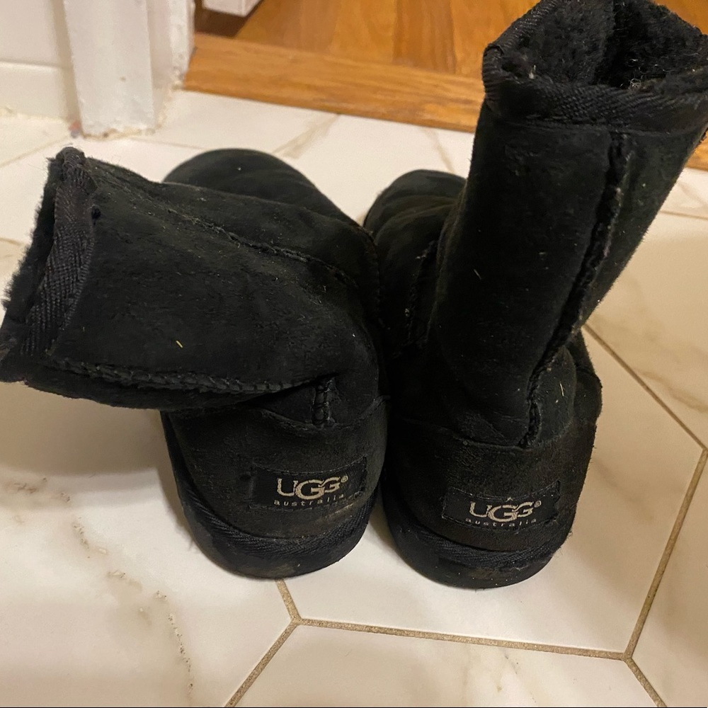 UGG black ankle boots